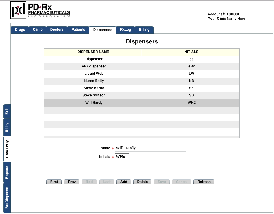 Add Dispensers